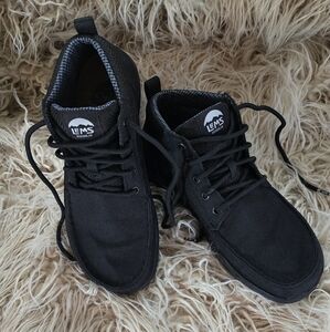 LEM'S VEGAN Men's Black Casual Shoes